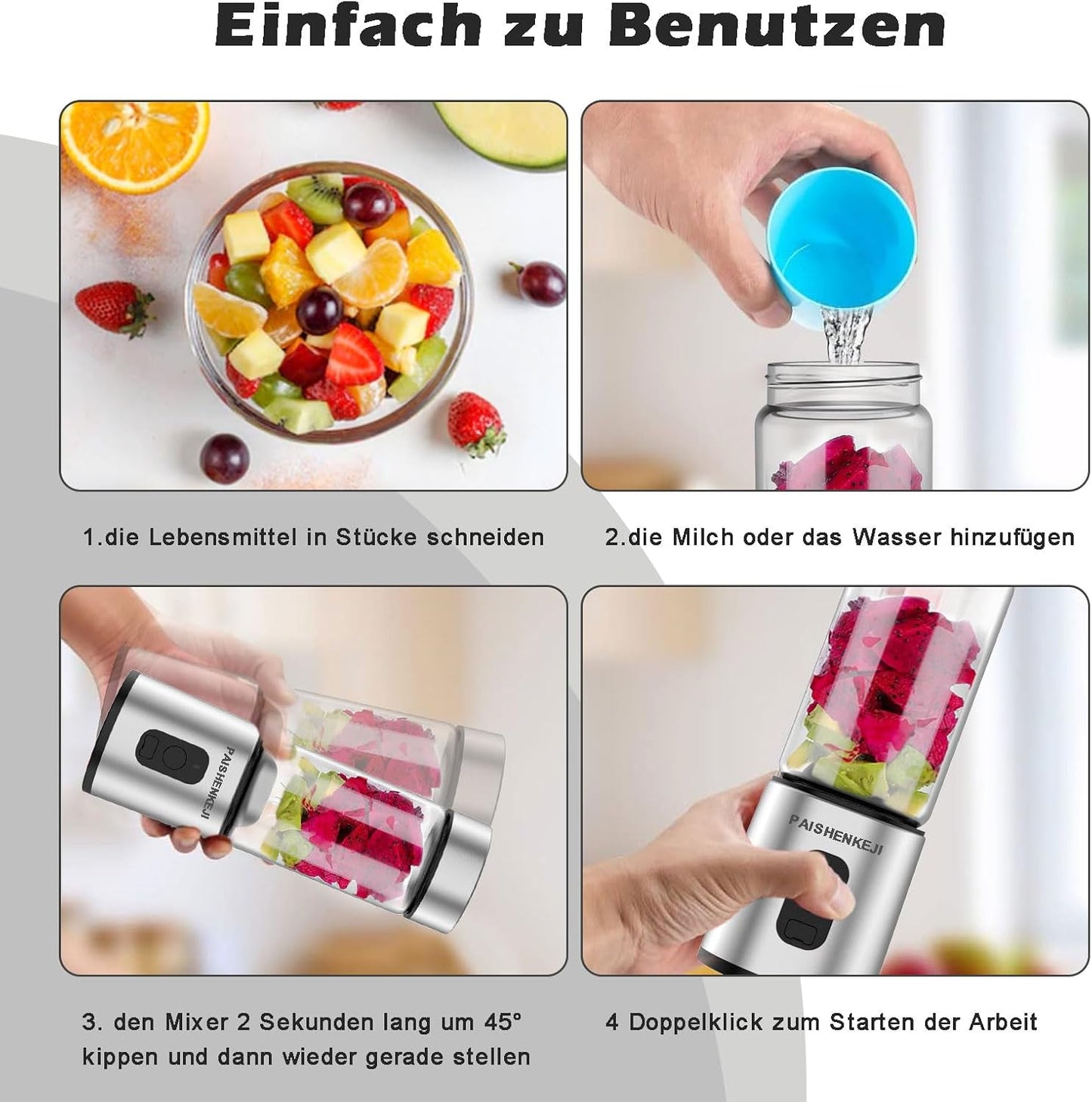 Portable Rechargeable Blender