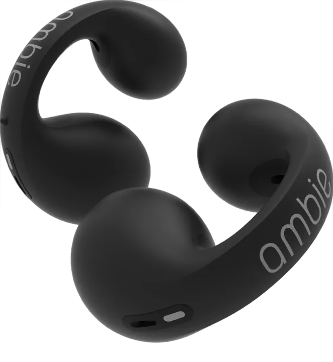 ambie Sound Earcuffs True Wireless Open-Ear Earbuds – Black – image 5