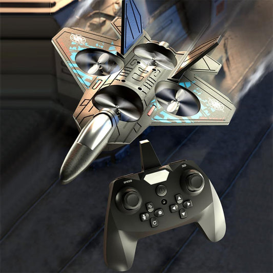 LO712 Flying Fighter Jet RC Airplane Drone – Rechargeable Battery, Durable Build, Easy Remote Control for Kids & Beginners