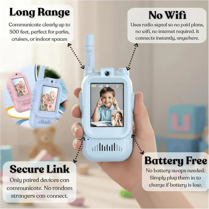 Kids Video Walkie Talkie Set