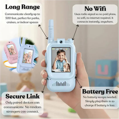 Kids Video Walkie Talkie Set