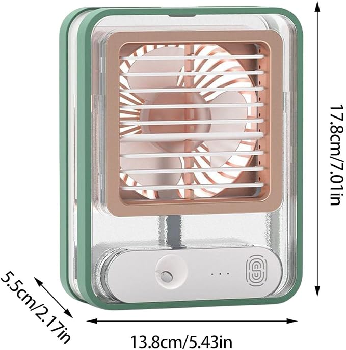 Portable Spray Fan with Water Mist