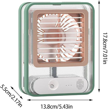 Portable Spray Fan with Water Mist