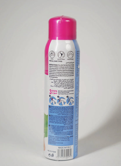 Evvoli Aloe Vera & Vitamin E Hair Removal Spray – 180ml – image 2