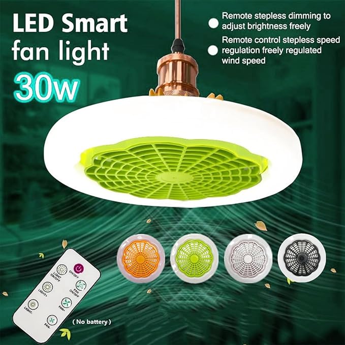 LED Smart Fan Light with Remote