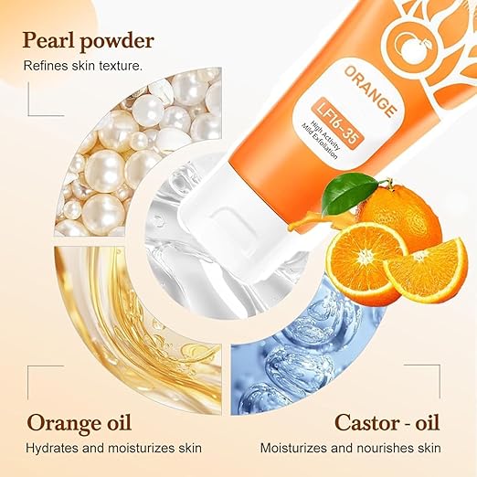 Orange Enzyme Exfoliating Gel for Face & Body