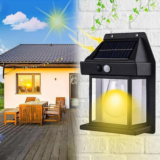 Solar Interaction Wall Lamp with Motion Sensor