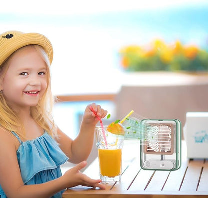 Portable Spray Fan with Water Mist
