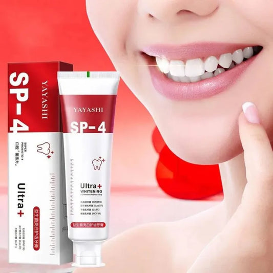 YAYASHI SP-4 Ultra Whitening Probiotic Toothpaste – Fresh Breath, Stain Removal, Enamel-Safe Daily Oral Care