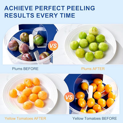 Rechargeable Electric Fruit & Vegetable Peeler – Cordless Automatic Peeler for Potatoes, Apples & More