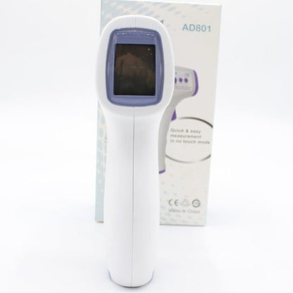 AD801 Non-Contact Infrared Forehead Thermometer – Digital 1‑Second Fever Scanner for Babies, Kids & Adults