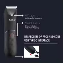 Kemei KM-1838 Professional Body Hair Trimmer