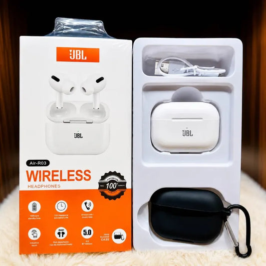 Air R03 Bluetooth 5.0 True Wireless Earbuds with Silicone Case – image 1