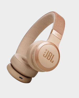 JBL Live 670NC Wireless On-Ear Headphones – Sandstone – image 1