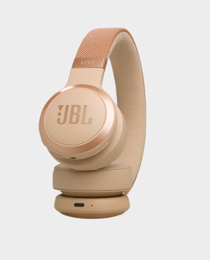 JBL Live 670NC Wireless On-Ear Headphones – Sandstone – image 5