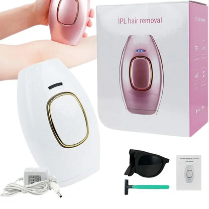IPL Laser Hair Removal Device for Women & Men | At-Home Permanent Hair Reduction | Painless Body & Face Epilator