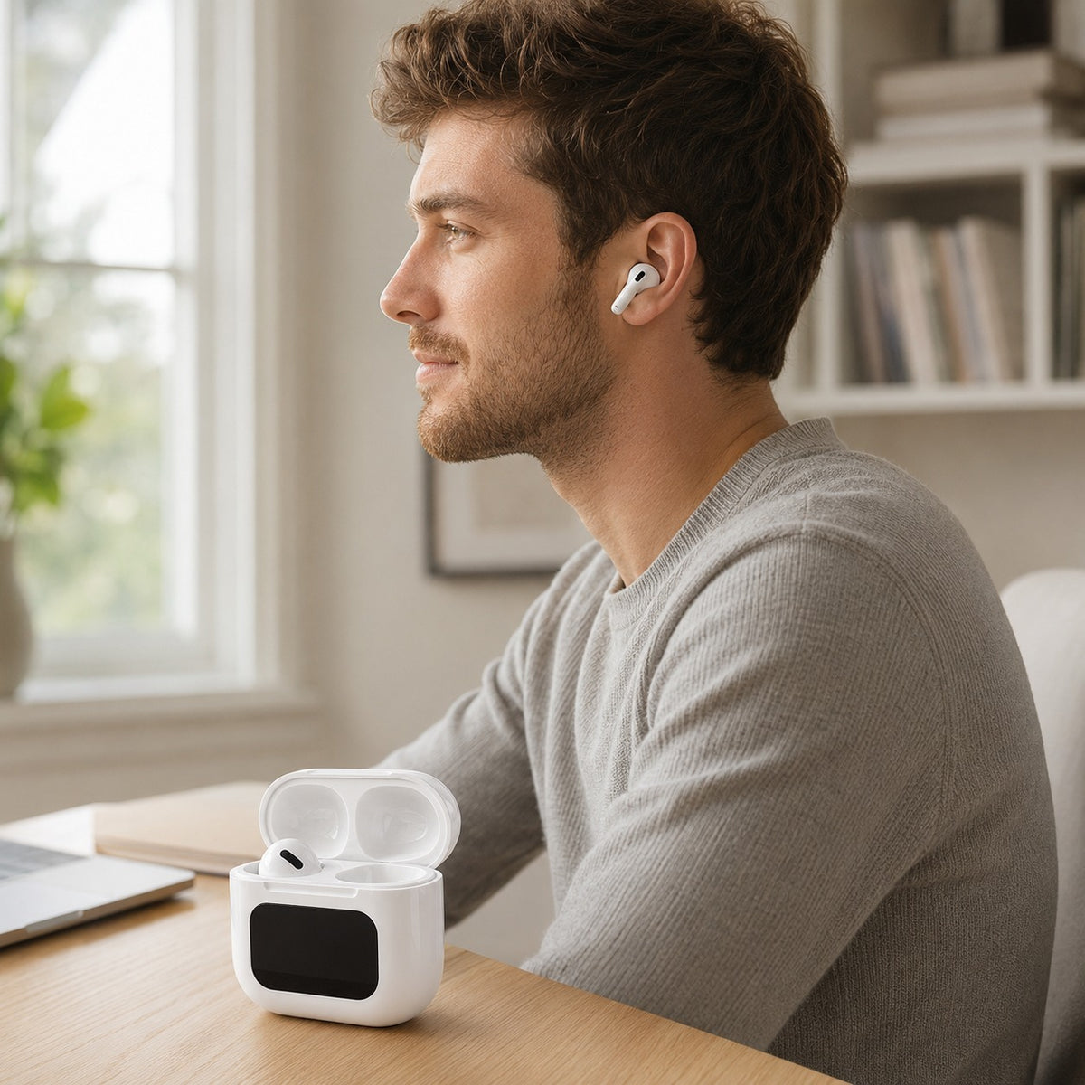 Air R03 Bluetooth 5.0 True Wireless Earbuds with Silicone Case