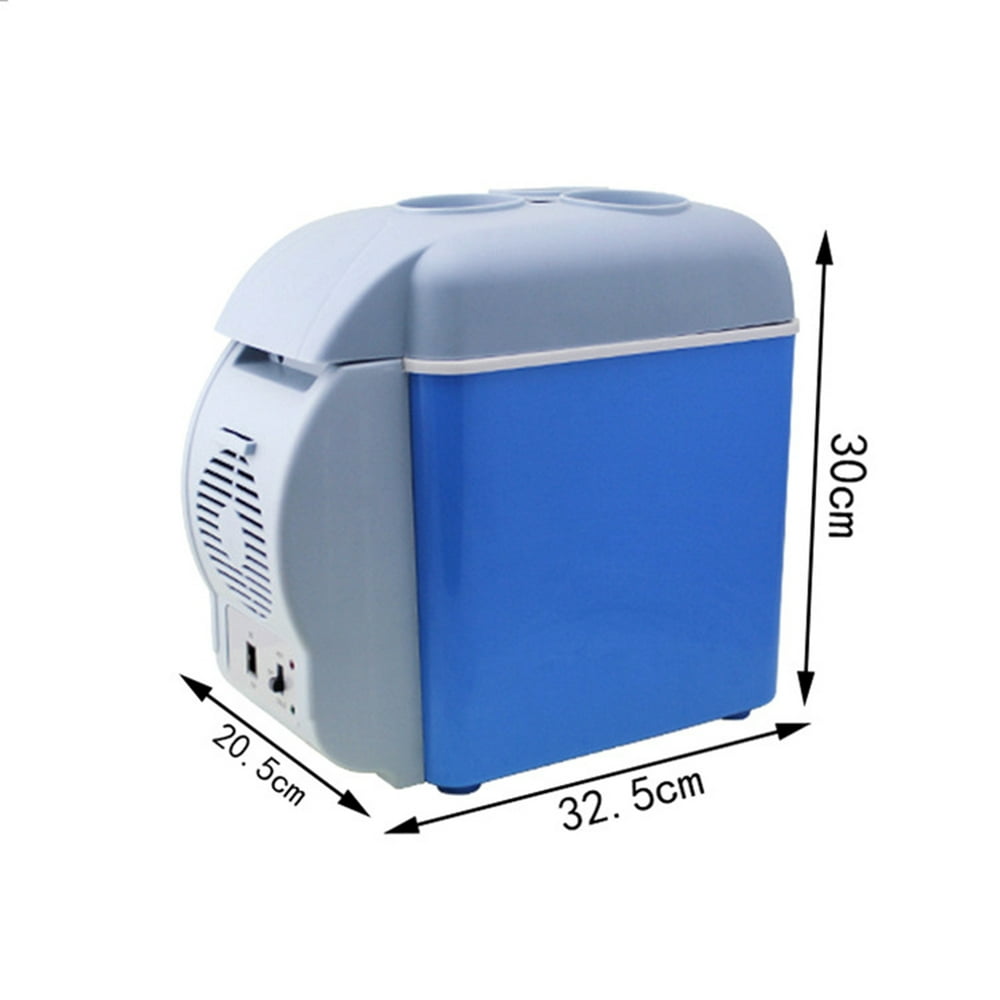 WANLECY 12V 7.5L Mini Car Fridge Cooler & Warmer – Blue – image 6