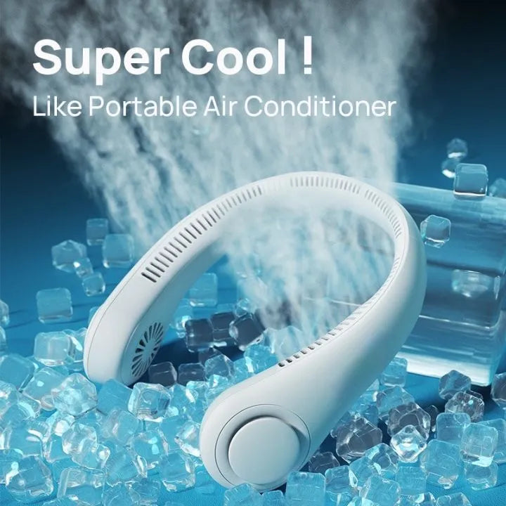 Rechargeable Bladeless Wearable Neck Fan – Multi-Speed – image 4
