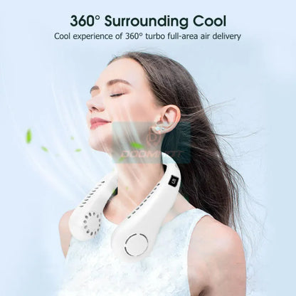 Rechargeable Bladeless Wearable Neck Fan – Multi-Speed – image 2