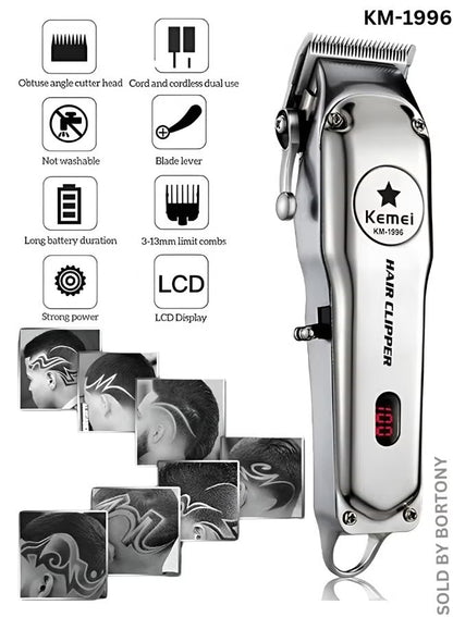 Kemei KM-1996 All-Metal Professional Hair Clipper