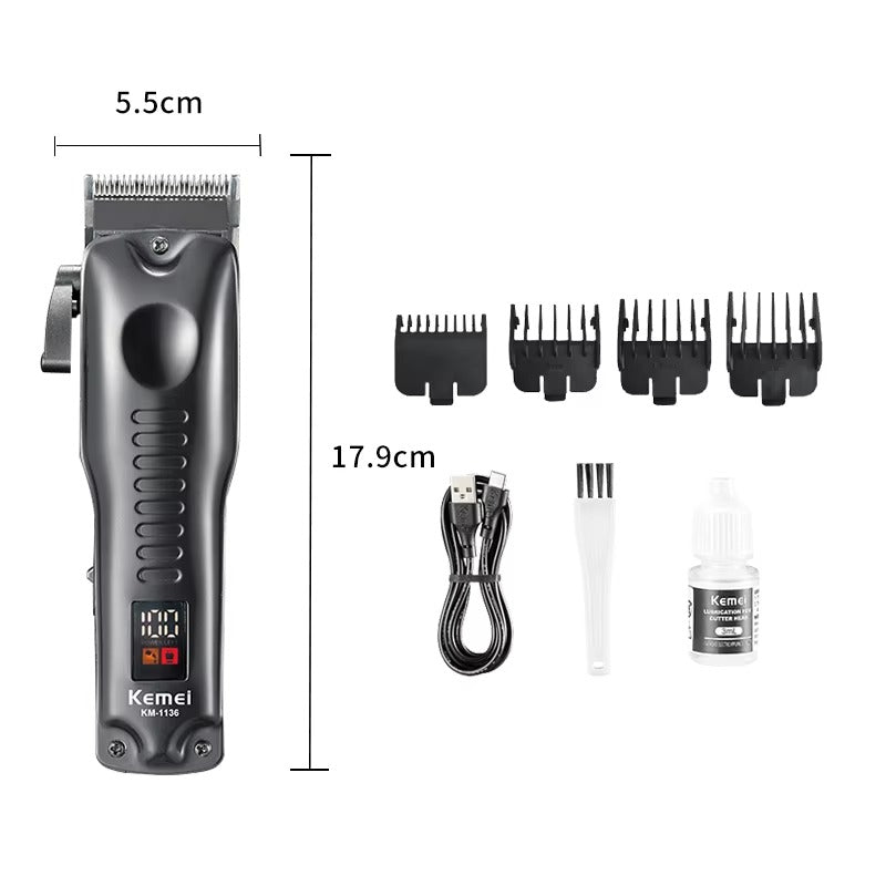Kemei KM-1136 LCD Display Hair Clipper