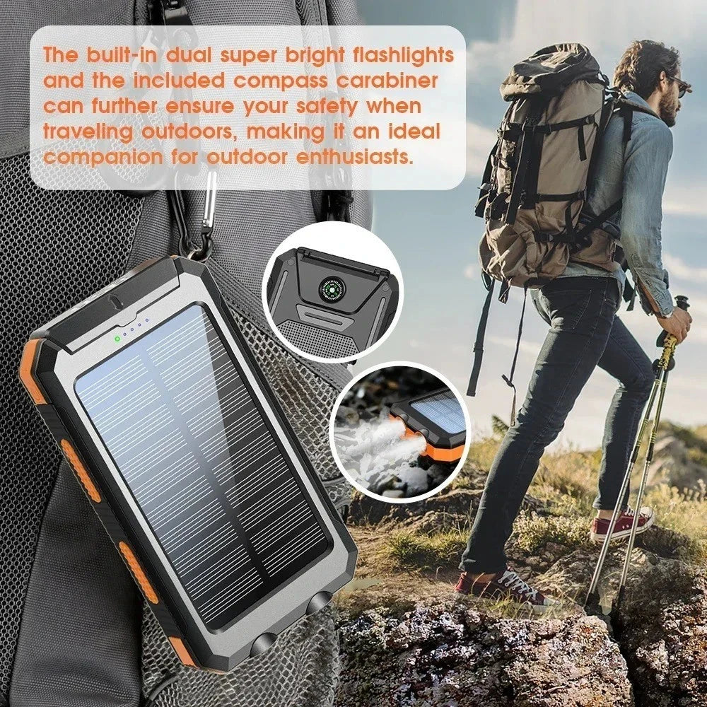 X-Treme 20,000mAh Solar Power Bank with Dual USB and Flashlight – image 4